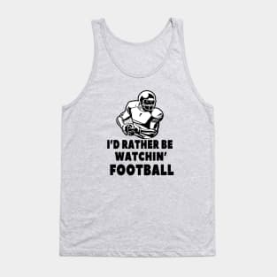 American Football Slogan Tank Top